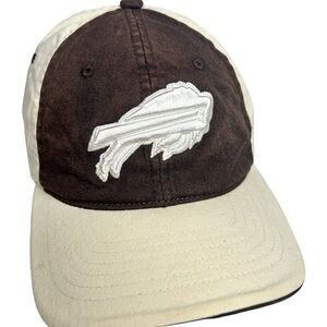 NFL Buffalo Bills Reebok Unisex Tan Brown Lightweight Sports Hat OSFA vintage